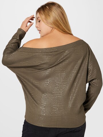 River Island Plus Koszulka w kolorze zielony