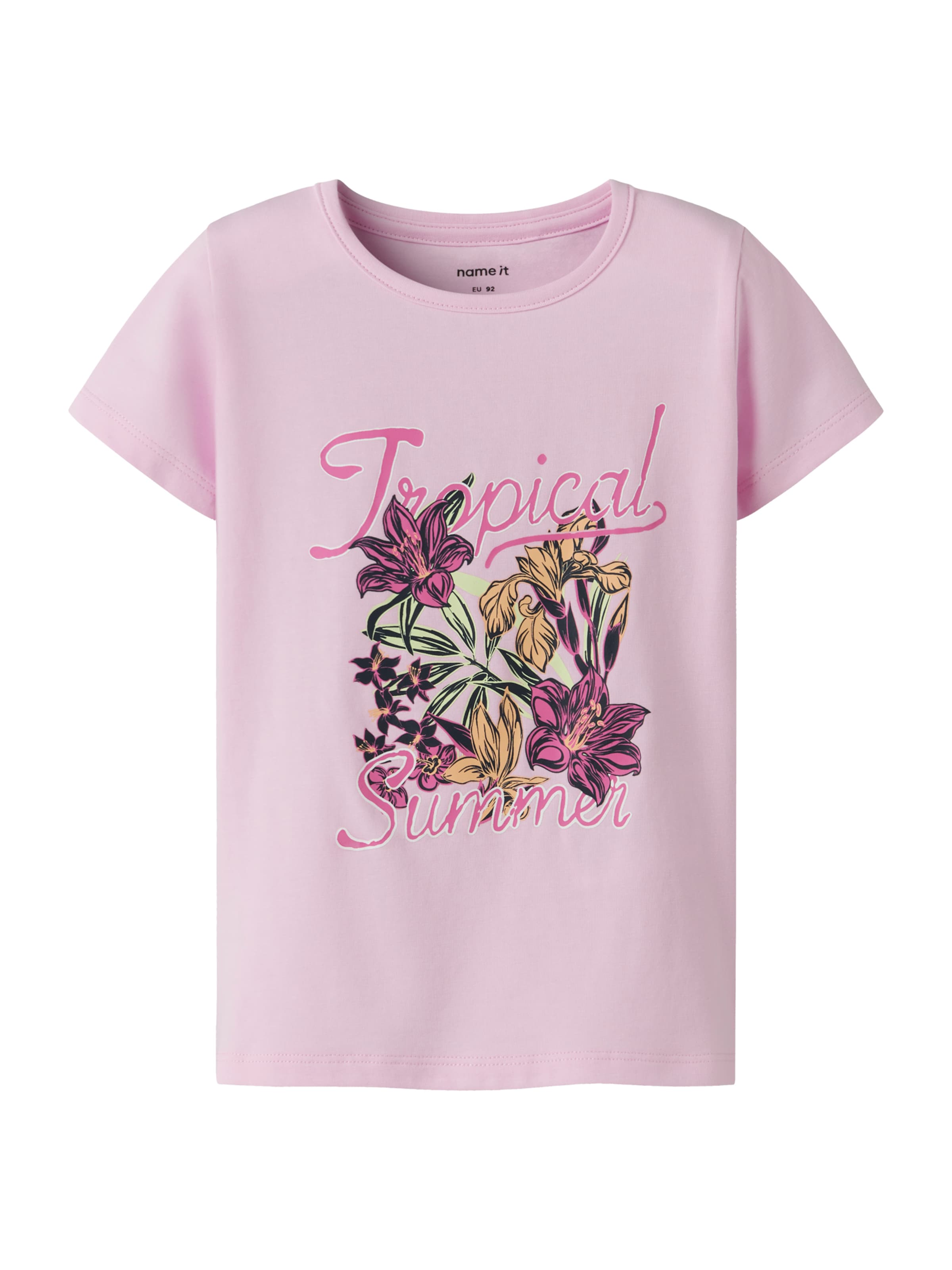 NAME IT Majica 'NMFFILIA' | roza barva: sprednja stran