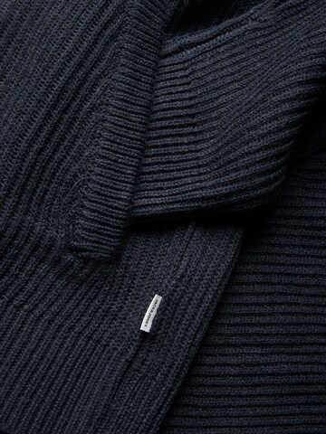 JACK & JONES Knit cardigan 'Pannel' in Blue