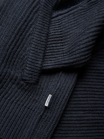 JACK & JONES Knit Cardigan 'Pannel' in Blue