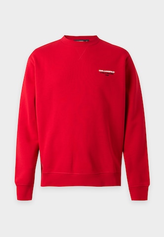 Karl Lagerfeld Sweatshirt in Red: front