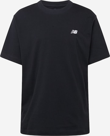 Tricou de la new balance pe negru: față