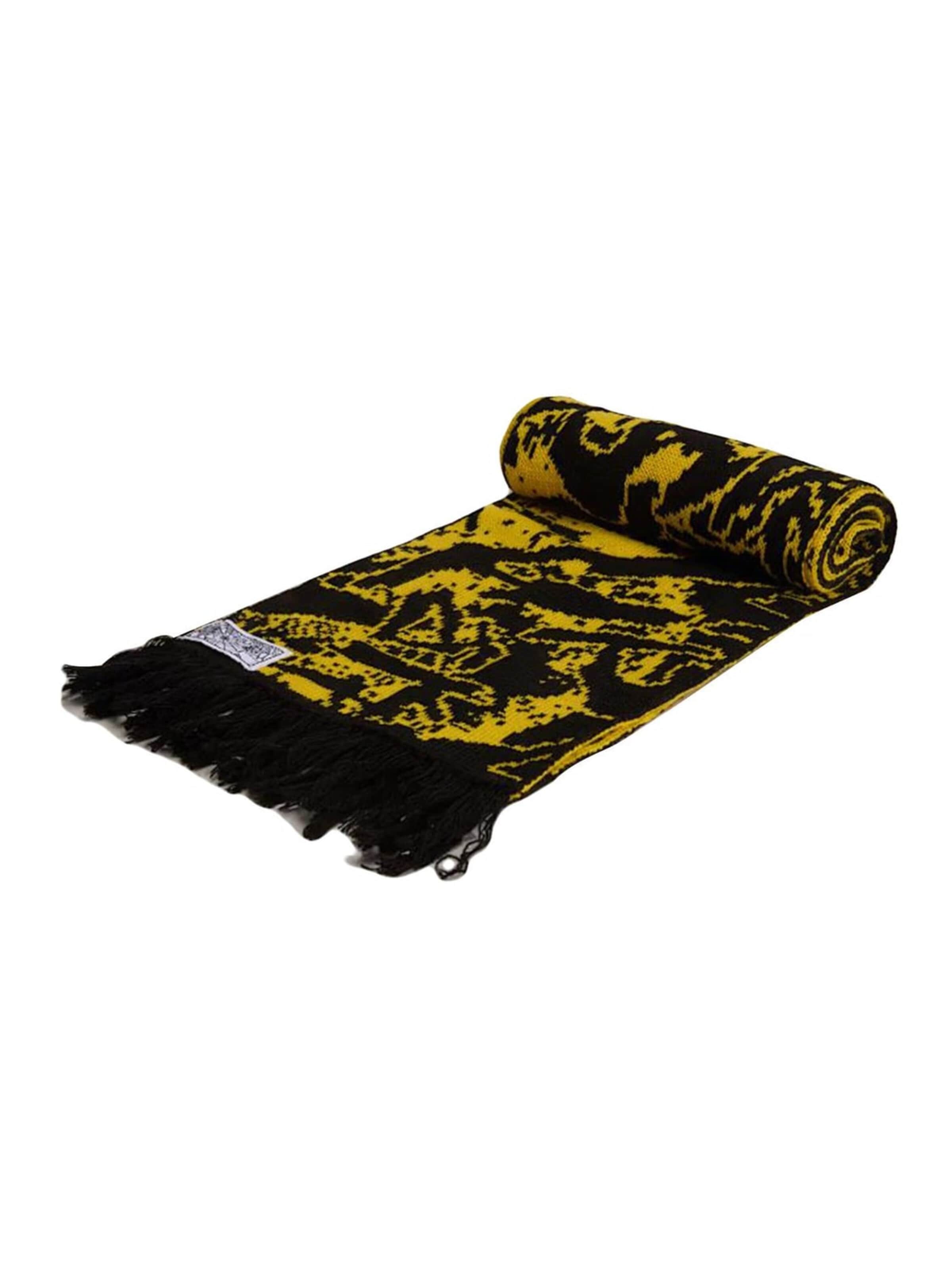 Sciarpa 'Raw Instinct Scarf Black / Yellow -- Scarf Black / Yellow Men' di VANS in nero