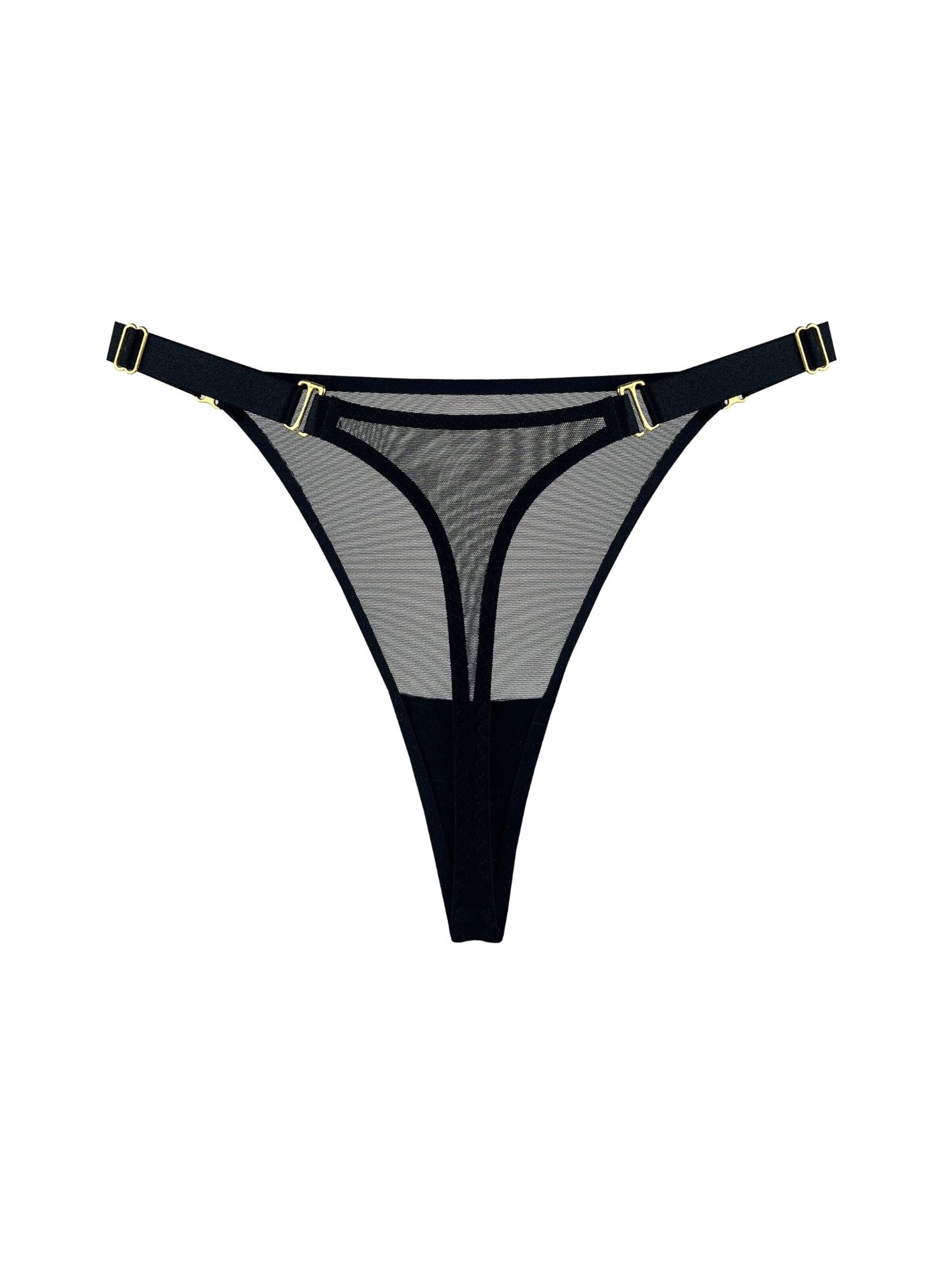 Bordelle String 'Signature'‌‌‌‌‌‌‌ in Schwarz