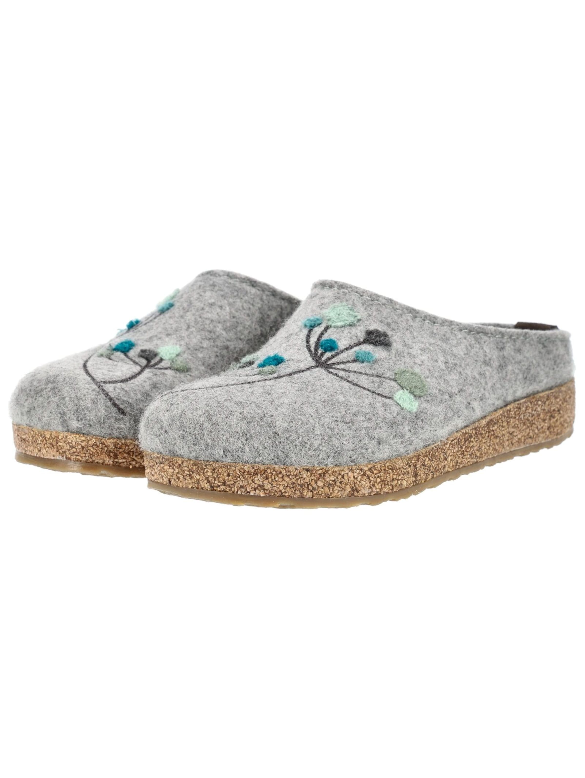 Pantoufle HAFLINGER en gris