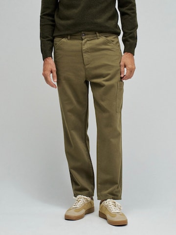 Salsa Jeans Regular Chino in Groen: voorkant