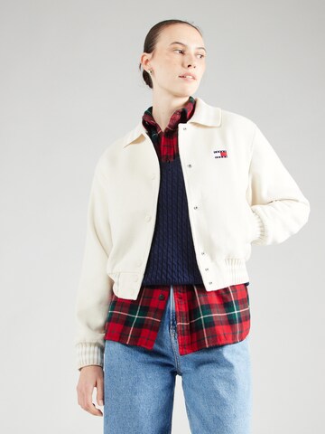 Tommy Jeans Between-season jacket in Beige: front