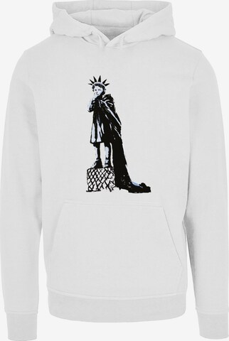 Merchcode Sweatshirt 'Liberty Girl' in Weiß: predná strana