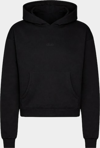 cfab (formerly creamy fabrics) - Sudadera 'Classic' en negro: frente