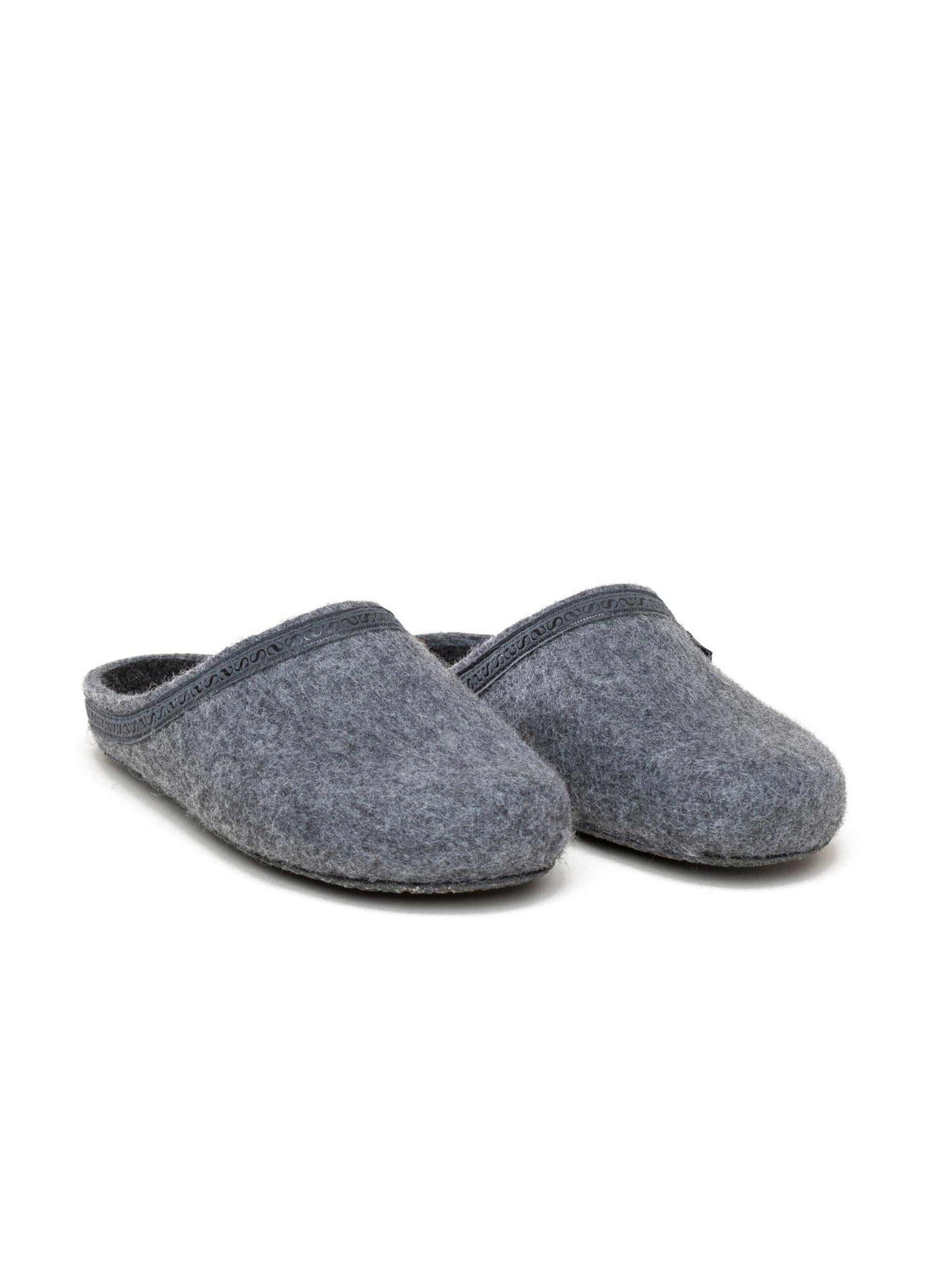 Stegmann Slippers 'Filzclogs Stegmann 127' in Grey