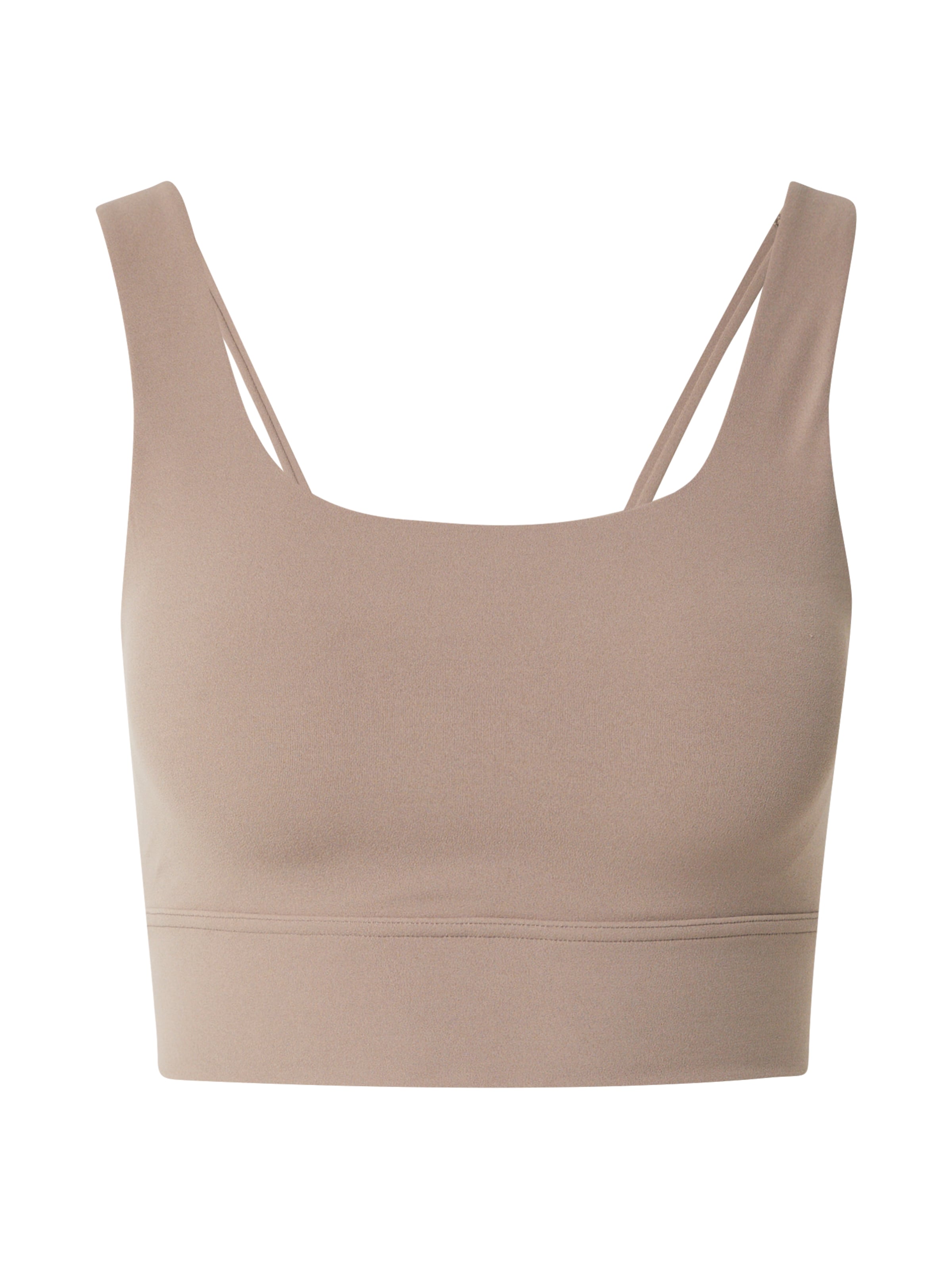 NIKE Õlapaelteta topp Spordirinnahoidja 'Alate Ellipse', värv pruun: eest vaates