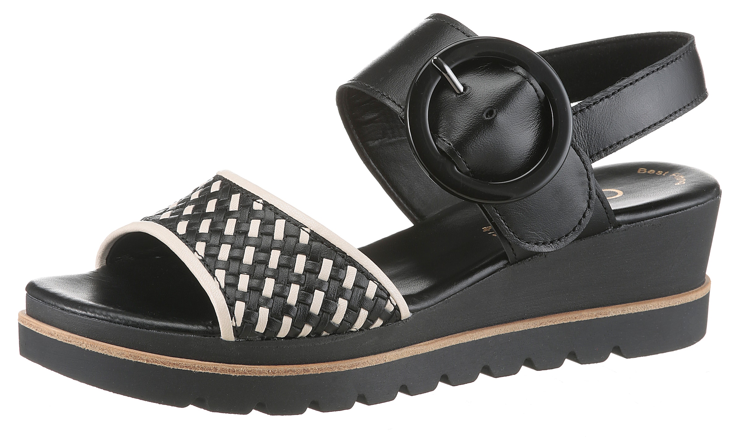 GABOR Sandals in Black: front