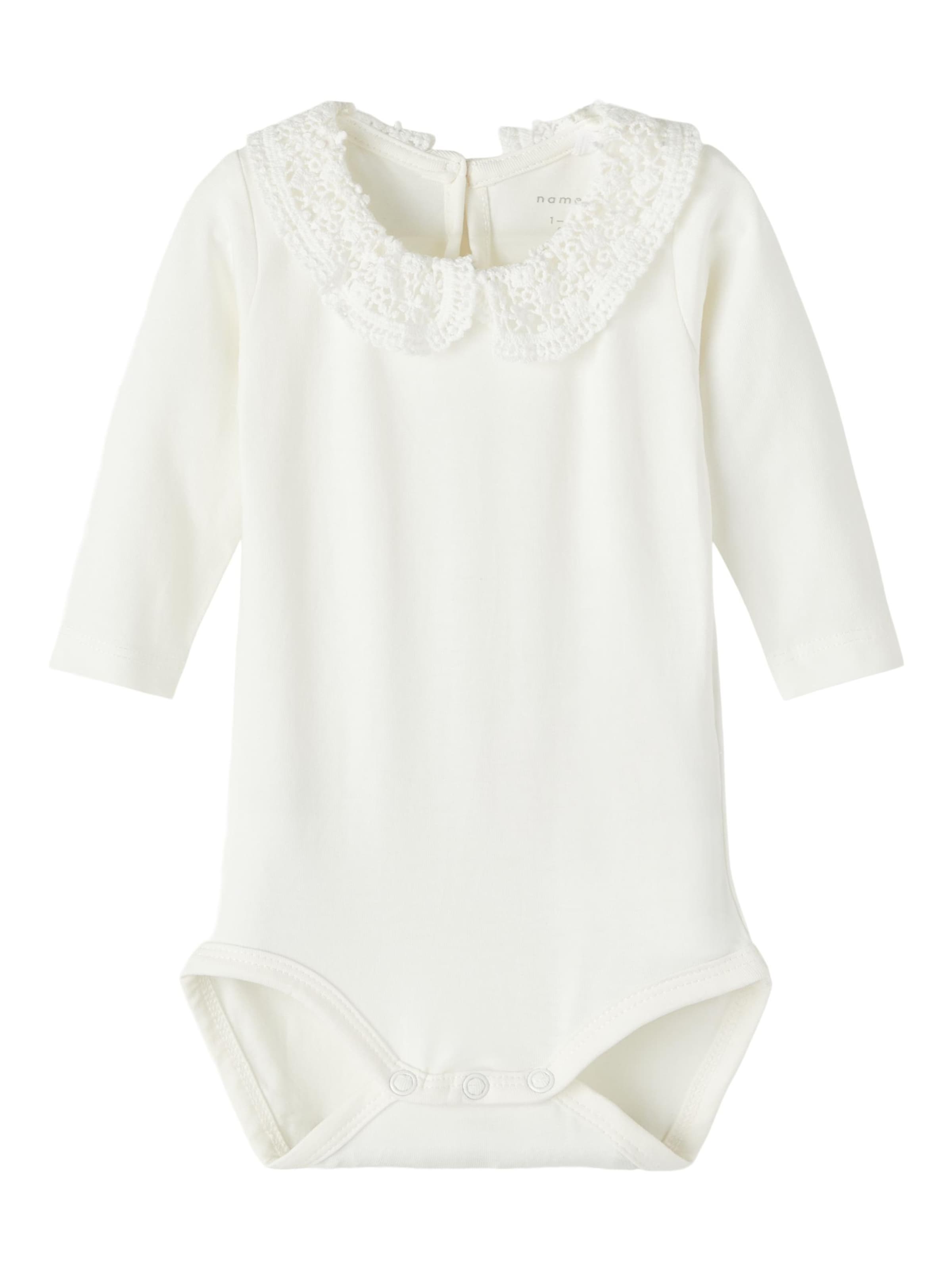 NAME IT Romper/Bodysuit 'TYLLA' in White: front