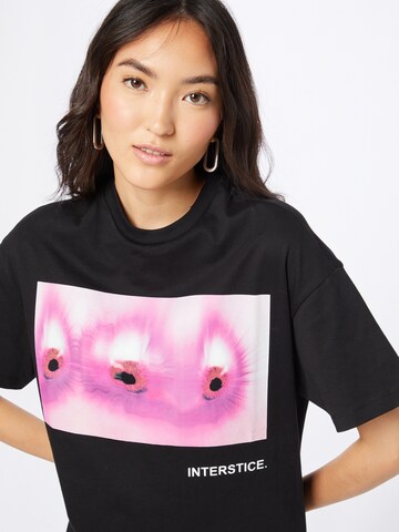 9N1M SENSE T-Shirt 'EYE TO EYE' in Schwarz