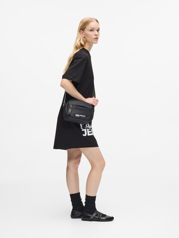 KARL LAGERFELD JEANS - Mala de ombro em preto