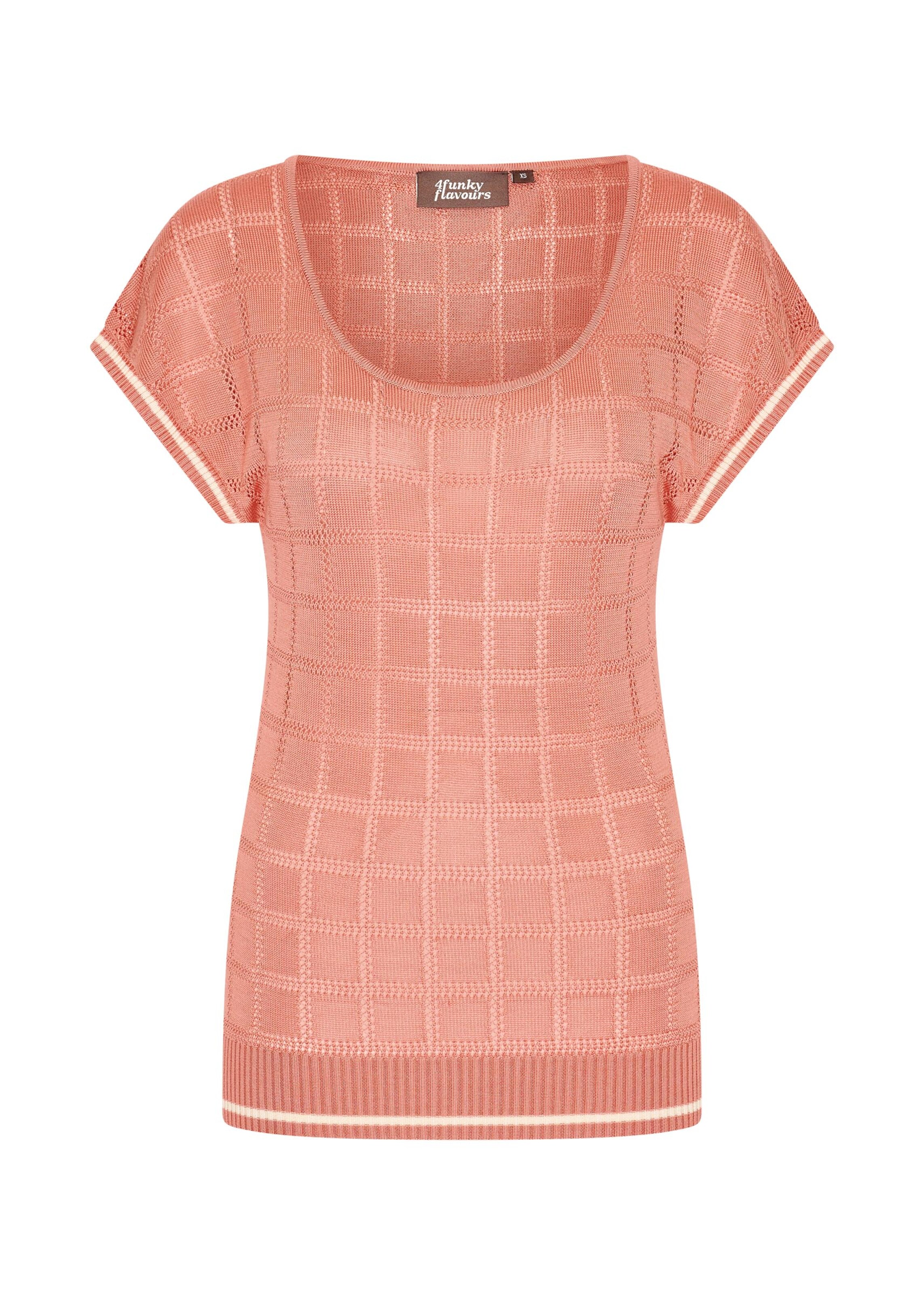 4funkyflavours Trui 'Hey Laura' in Oranje: voorkant