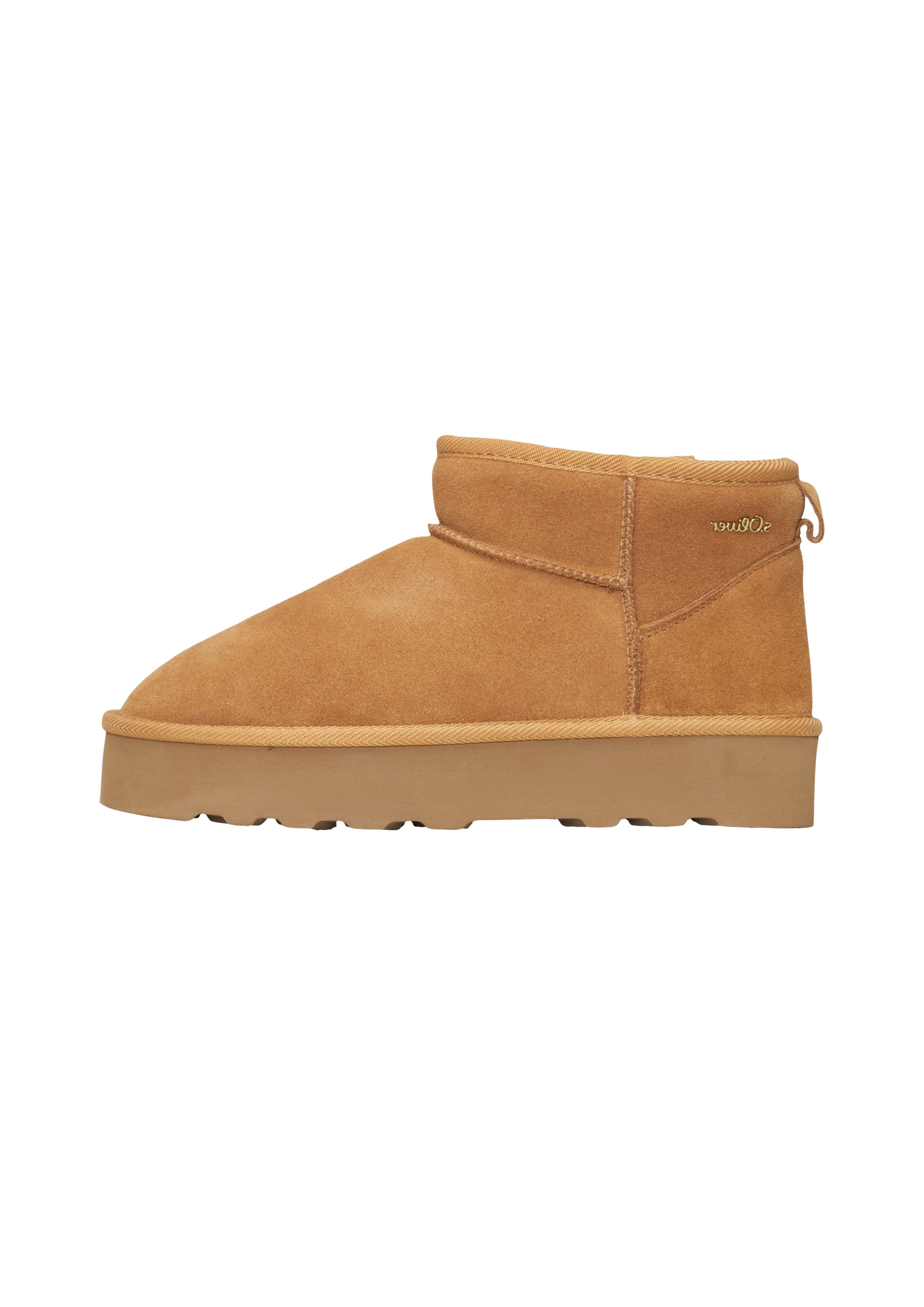 Boots s.Oliver en marron : devant