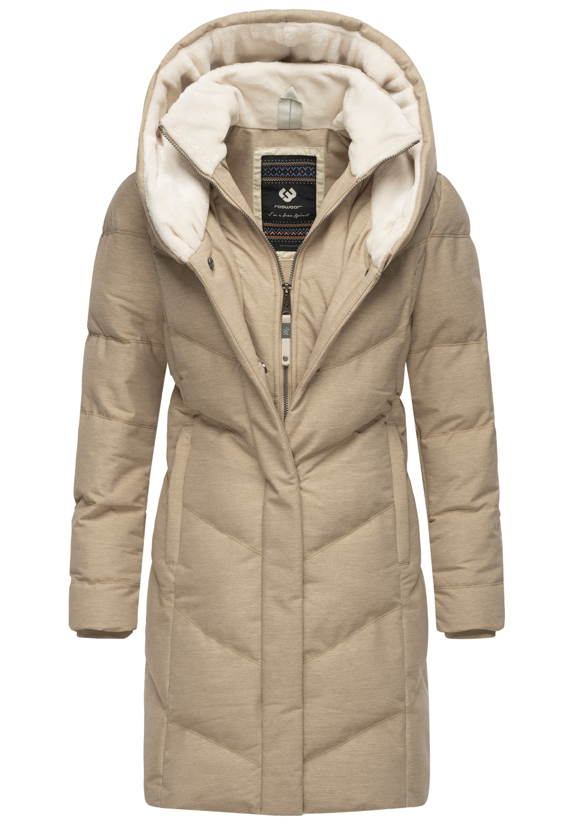 Ragwear Winter coat 'Natalka' in Beige: front