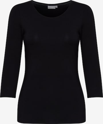 Fransa قميص 'Kiksen 2' بلون أسود: الأمام