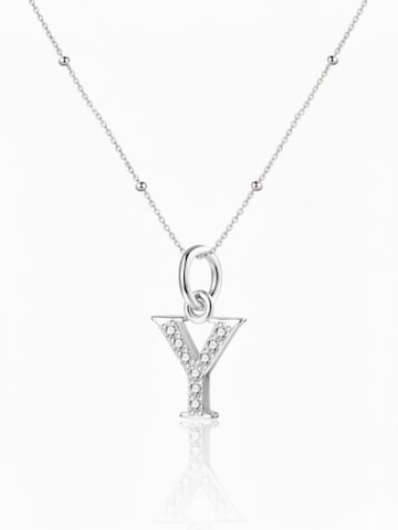 Hey Happiness - Cadena 'Letter Y' en plata