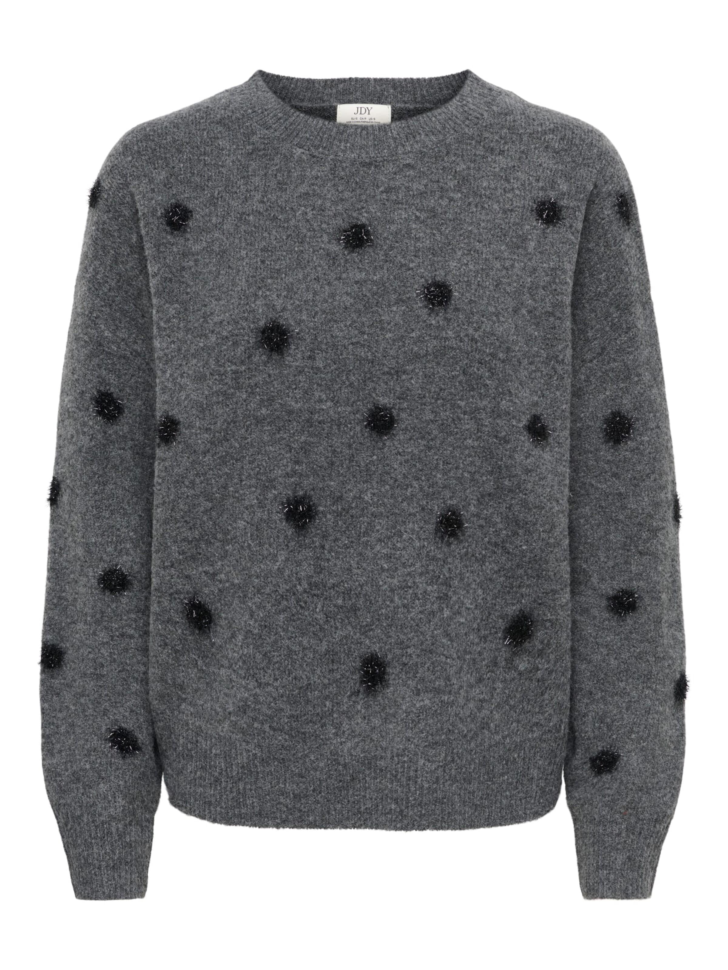 JDY Sweater 'Melea' in Grey: front