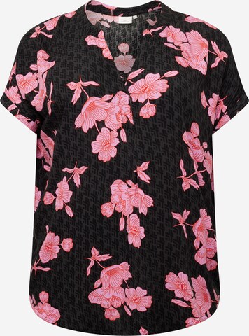 ONLY Carmakoma Bluse 'TILDA' i svart: forside