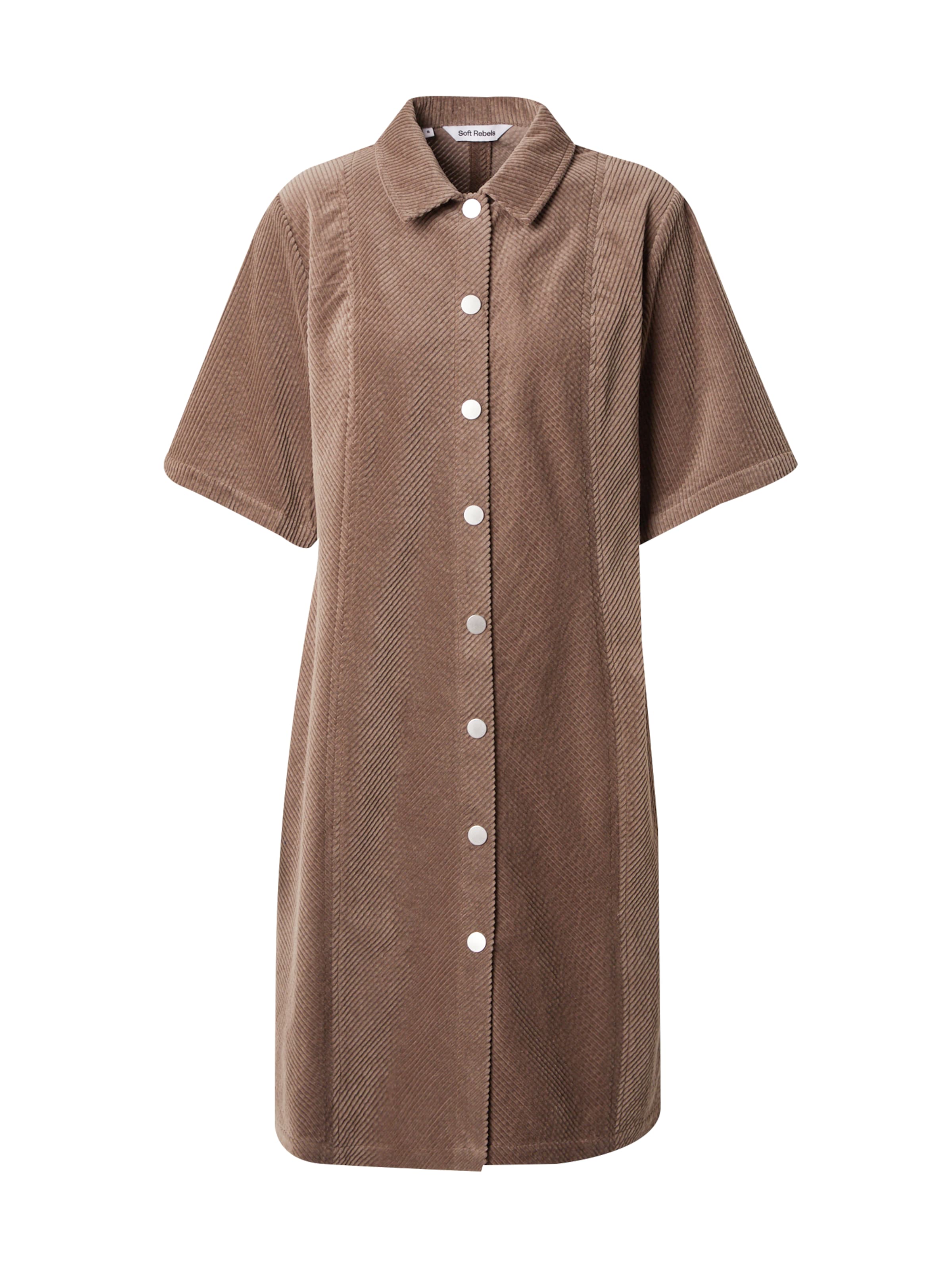 Soft Rebels Μπλουζοφόρεμα 'Meggy' σε καφέ: μπροστά