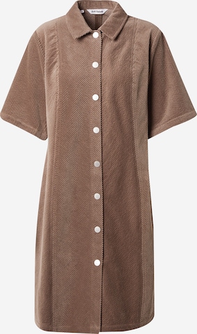 Robe-chemise 'Meggy' Soft Rebels en marron : devant