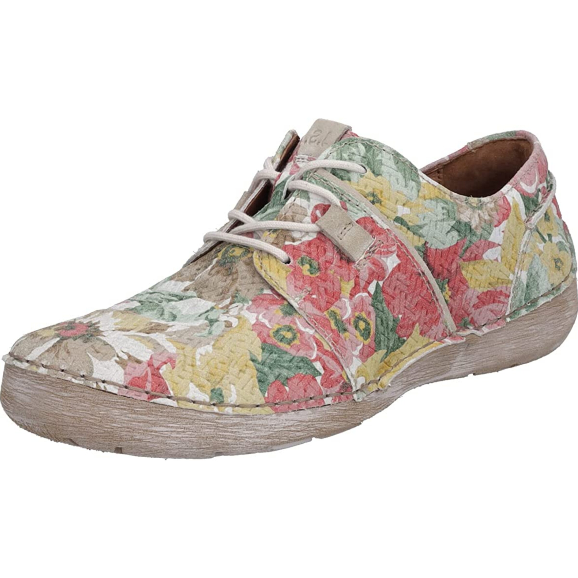 JOSEF SEIBEL Lace-Up Shoes in Pink: front