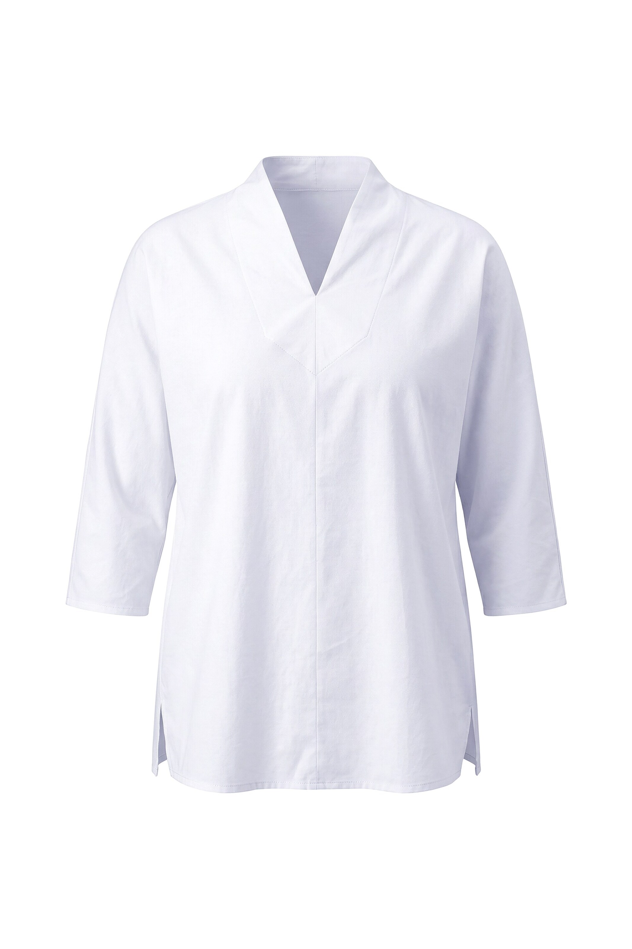 Ulla Popken Blouse in Wit: voorkant
