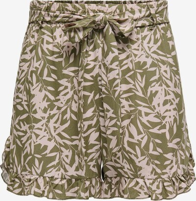 ONLY Shorts 'NOVA' in nude / grün, Produktansicht