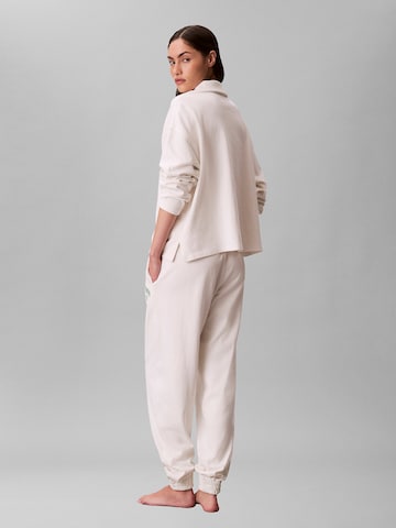 Calvin Klein Tapered Hose 'Heritage' in Weiß