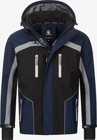Rock Creek Outdoorjacke in Blau: Vorderseite