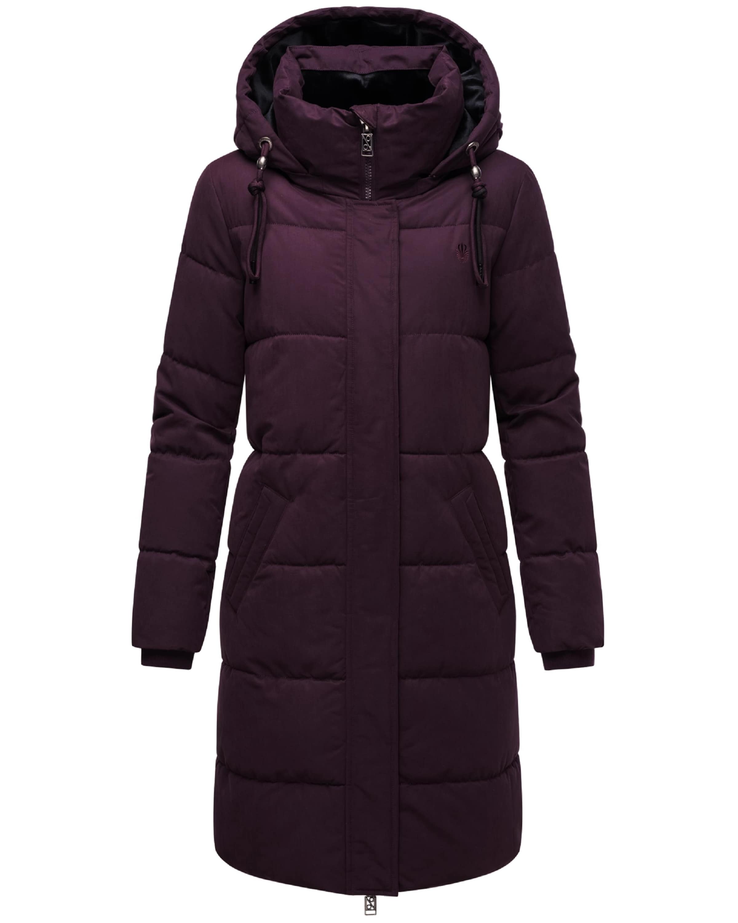 NAVAHOO Winter coat in Purple: front