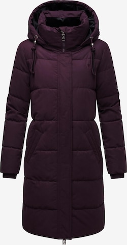 Manteau d’hiver NAVAHOO en violet : devant