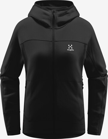 Haglöfs Athletic Fleece Jacket 'Betula' in Black: front