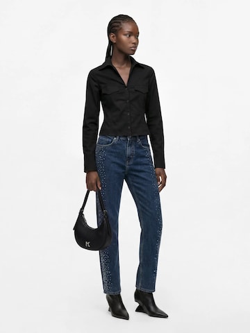 KARL LAGERFELD JEANS Blúz - fekete