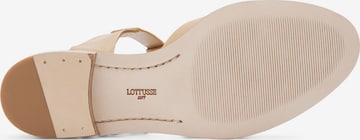 LOTTUSSE Sandale 'Claire' in Braun