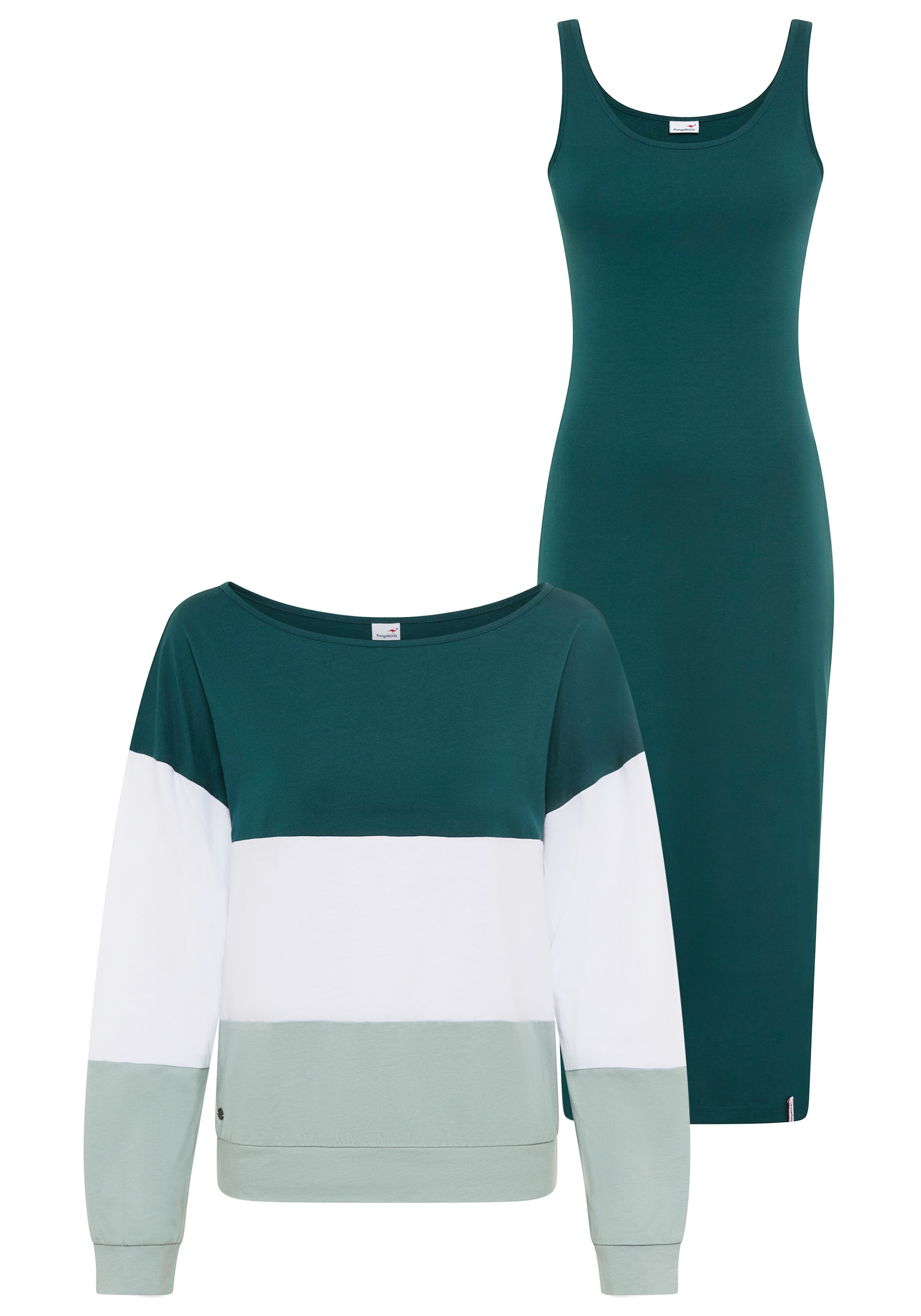 KangaROOS Dress in Green