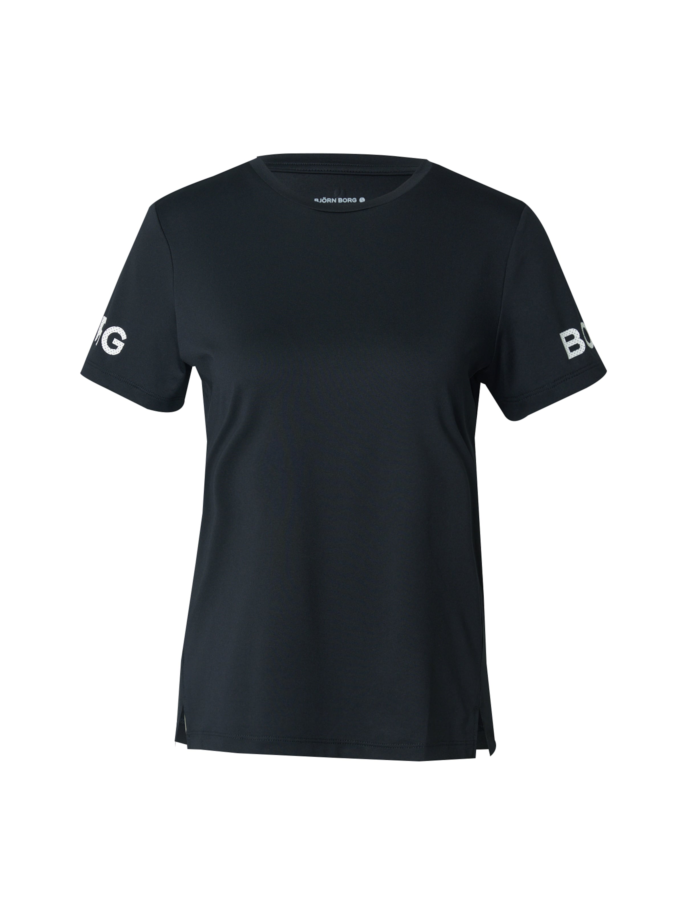 juoda BJÖRN BORG Sportiniai marškinėliai: priekis