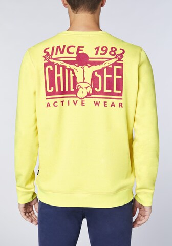 CHIEMSEE Sweatshirt in Gelb