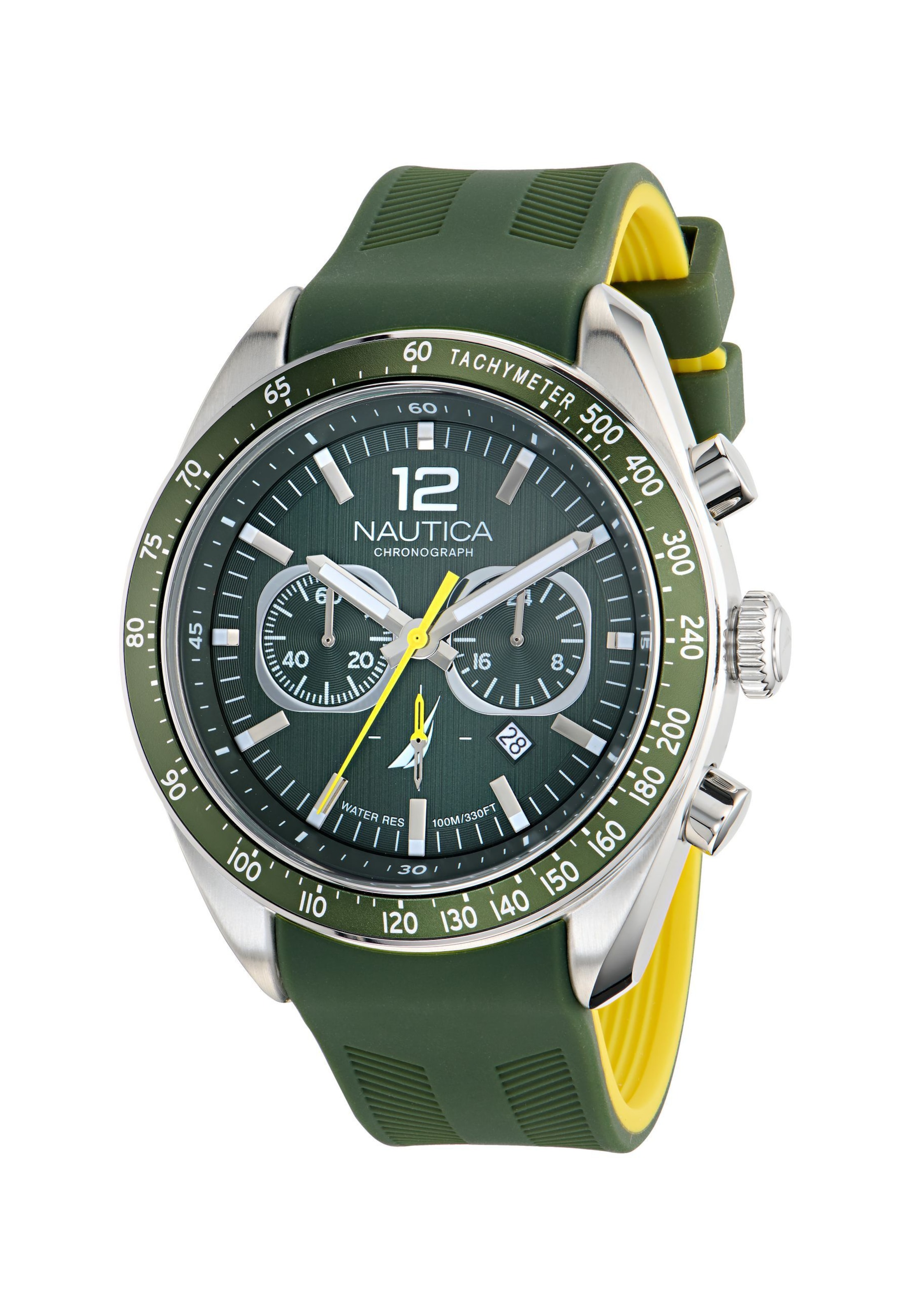 Montre à affichage analogique ' KEDGE ' NAUTICA en vert : devant