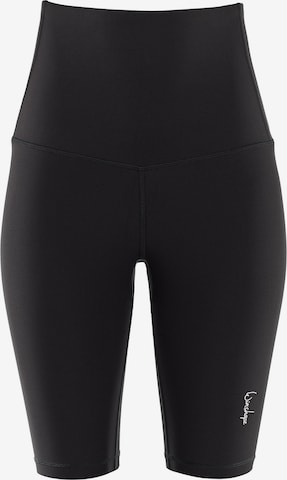 Winshape Slimfit Sportbroek 'HWL412C' in Zwart: voorkant