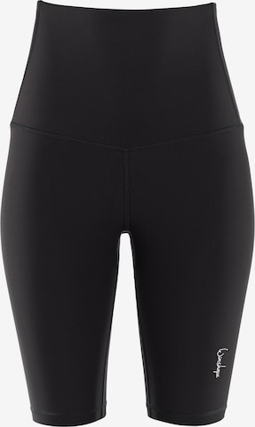 Coupe slim Pantalon de sport 'HWL412C' Winshape en noir : devant