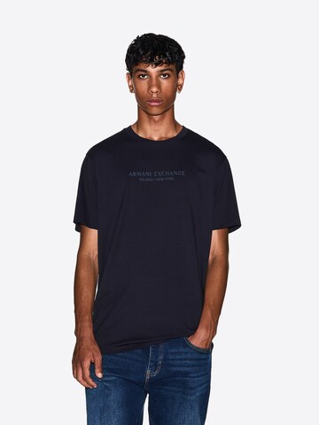 Maglietta di ARMANI EXCHANGE in blu: frontale