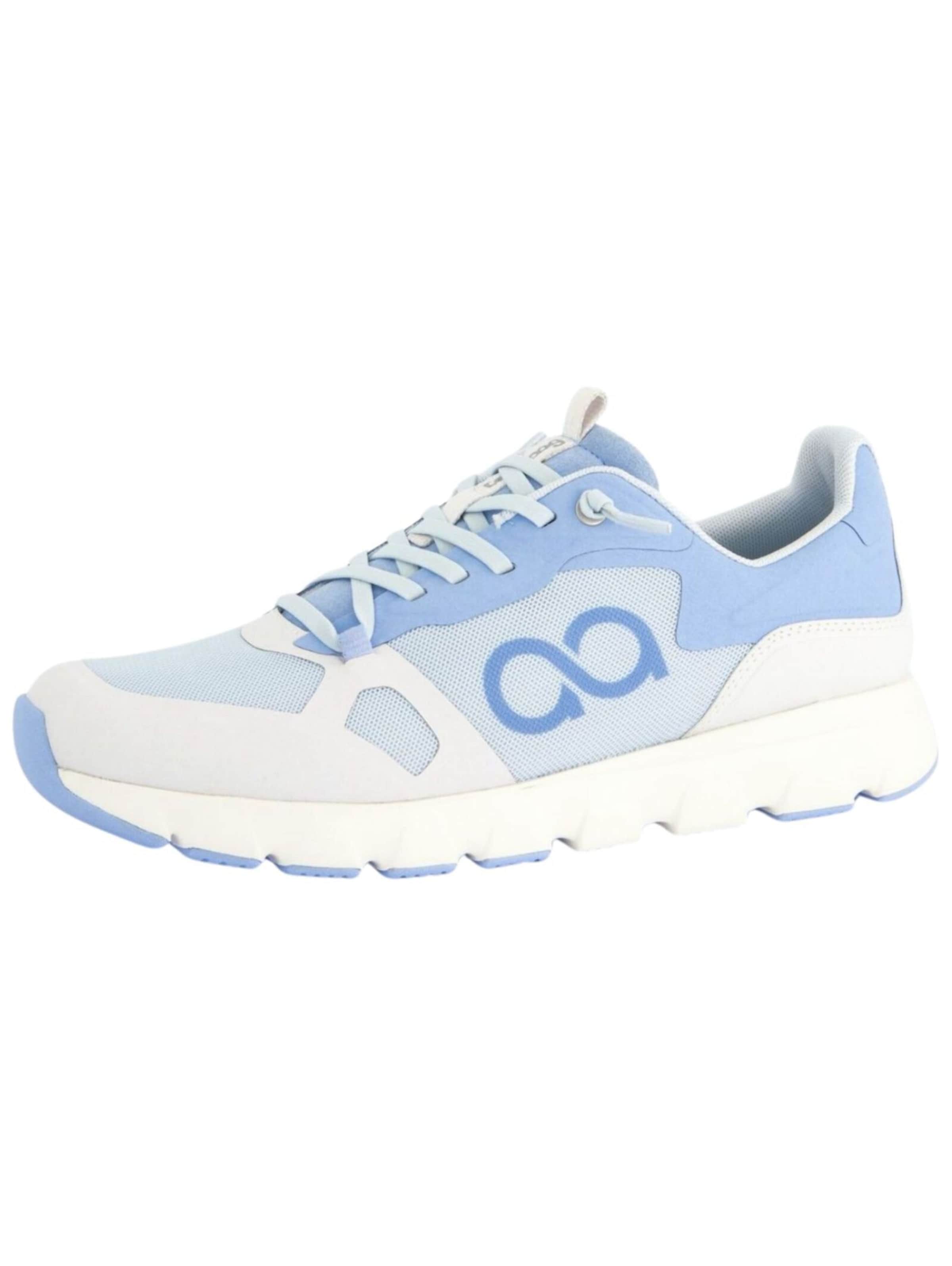 Tenhaag Platform trainers in Blue: front