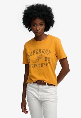 Superdry & Co Shirt in Geel: voorkant