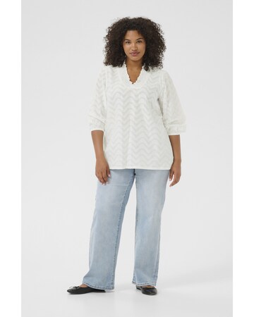 KAFFE CURVE Blouse 'Vitana' in Wit