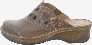 JOSEF SEIBEL Clogs 'Catalonia' in Brown: front