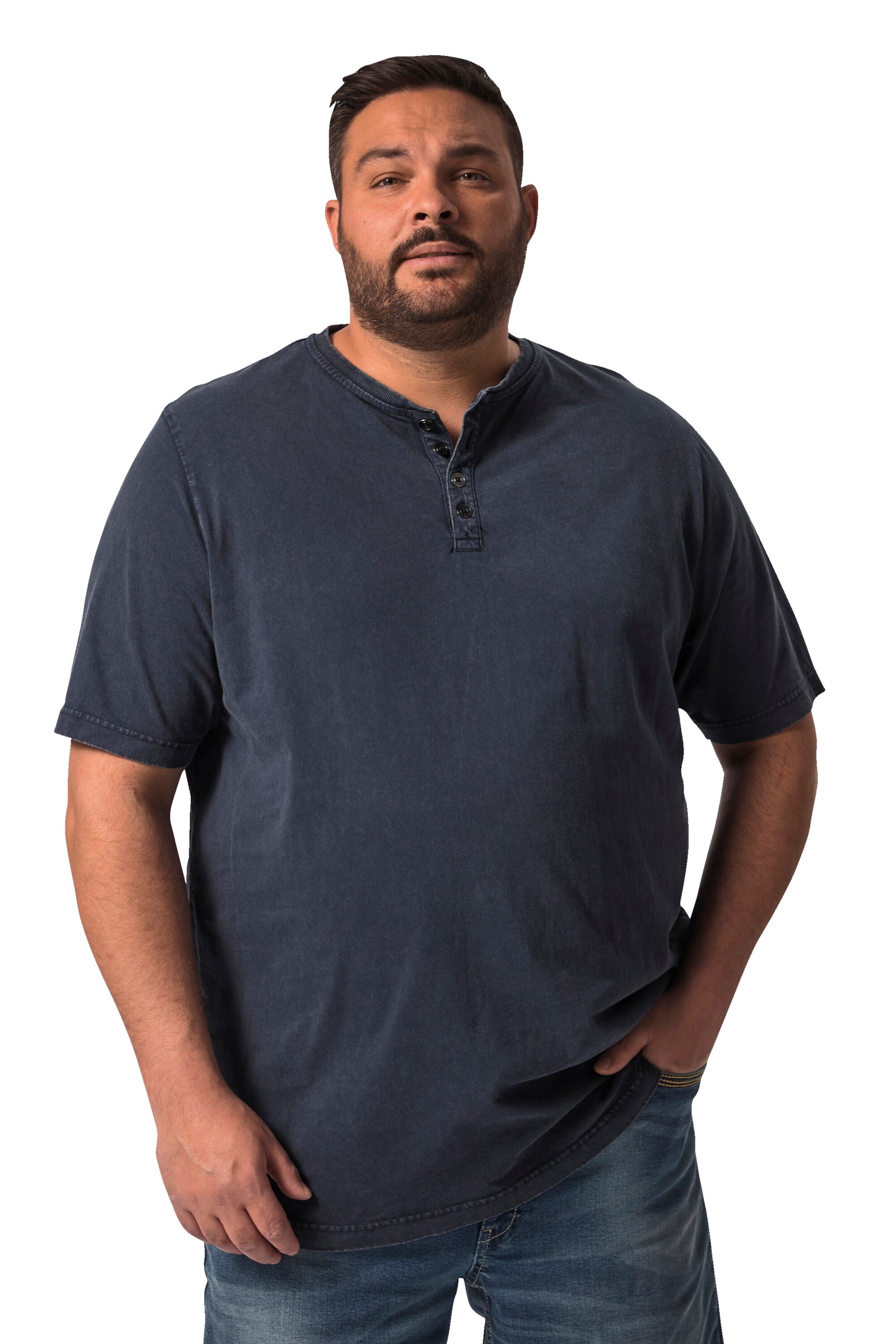 John F. Gee Shirt in Blue: front